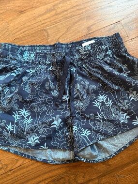 Patagonia Navy Blue Floral Performance Shorts